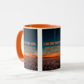 John 15:1 KJV Bible Verse Pic Two-Tone Tasse (Vorderseite Links)