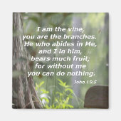 John 15:5 magnet (Vorne)