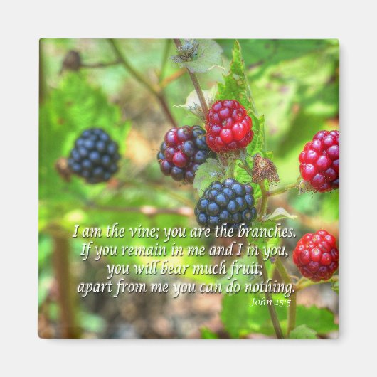 John 15:5 magnet (Vorne)