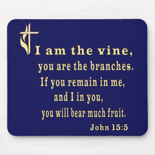 John 15:5 mousepad (Vorne)