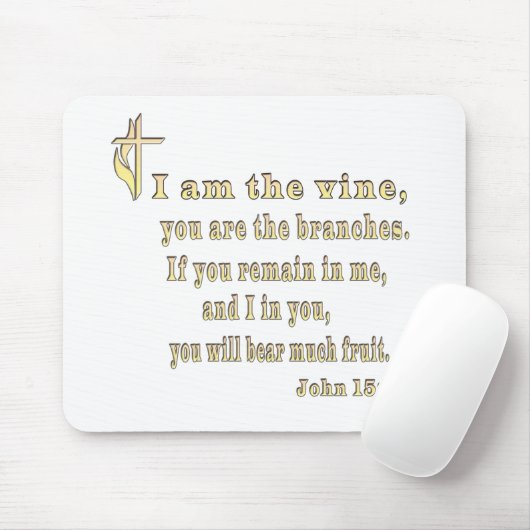 John 15:5 mousepad (Mit Mouse)