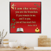 John 15:5 Poster (Küche)