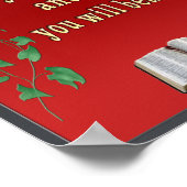 John 15:5 poster (Ecke)