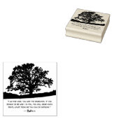 John 15:5 Sacred Tree of Life  Gummistempel (Stempel)