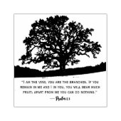 John 15:5 Sacred Tree of Life  Gummistempel (Prägung)