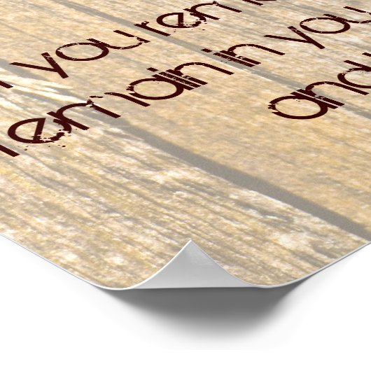 John 15:7 poster (Ecke)