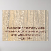 John 15:7 poster (Vorne)