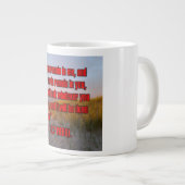 John 15:7 WEBU-Tasse Jumbo-Tasse (Vorderseite Rechts)