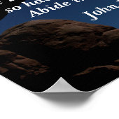 John 15:9 So der Vater mich geliebt hat Poster (Ecke)