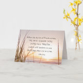 John 16:13 Geist der Wahrheit wird euch führen, Oz Karte (Gelbe Blume)