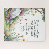 John 16:33 Bibelvers Bild Poster Puzzle (Horizontal)