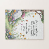 John 16:33 Bibelvers Bild Poster Puzzle (Horizontal)