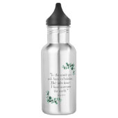 John 16:33 Bibelverse zu ermutigen Edelstahlflasche (Links)