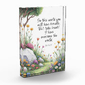 John 16:33 Bible Verse Image Poster Fotoblock (Links)