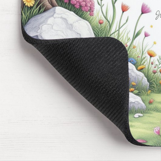 John 16:33 Bible Verse Image Poster Mousepad (Ecke)