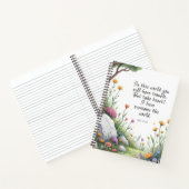 John 16:33 Bible Verse Image Poster Notizblock (Innenseite)