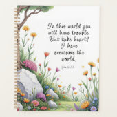 John 16:33 Bible Verse Image Poster Planer (Vorderseite)
