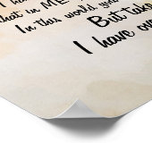 John 16:33 Ich habe die Welt überwunden! Poster (Ecke)