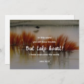 John 16:33 Ich habe Überwindung Bibel Verse Flat C (Vorne/Hinten)