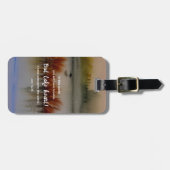 John 16:33 Ich habe Überwindung der Bibel Verse Ch Gepäckanhänger (Vorderseite horizontal)