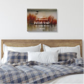 John 16:33 Ich habe Überwindung der Bibel Verse Ch Leinwanddruck (Insitu (Schlafzimmer))