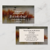 John 16:33 Ich habe Überwindung der Bibel Verse Ch Visitenkarte (Vorne/Hinten)