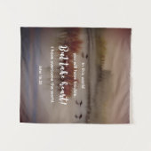 John 16:33 Ich habe Überwindung der Bibel Verse Ch Wandteppich (Vorderseite (Horizontal))