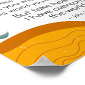 John 16:33 In mir hast du vielleicht Frieden Poster (Ecke)