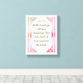 John 16: 33 | Motivierend Biokotierungen Verse Leinwanddruck (Insitu (Holzboden))