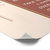 John 16:33 Nimm das Herz! Ich habe die Welt überwu Poster (Ecke)