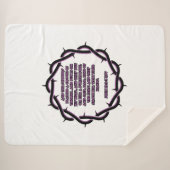 John 19:2-3 KJV Bible Verse Scripture Sherpadecke (Vorderseite (Horizontal))
