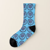 John 19:2-3 KJV Bible Verse Scripture Sky Blue Socken (Links - Außen)