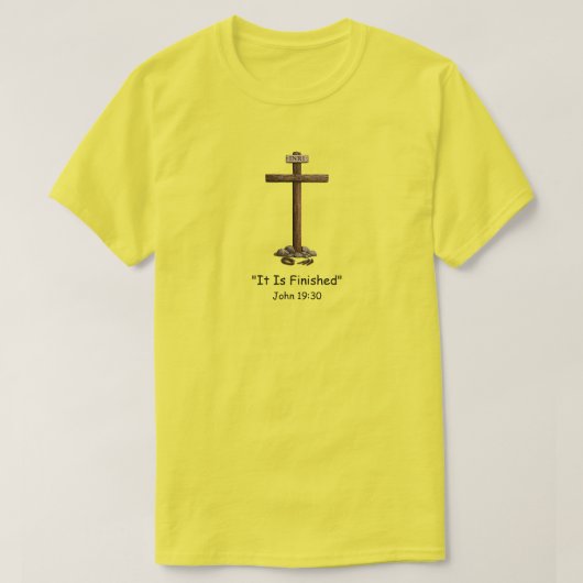 "John 19:30" (1) T-Shirt (Design vorne)