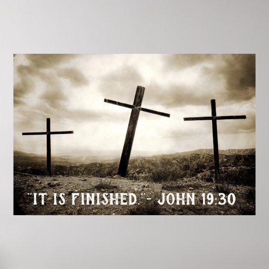 JOHN 19:30 Poster (Vorne)
