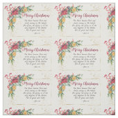 John 1:14 Das Wort wurde Fleisch, Weihnachten Stoff (Muster)