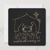 John 1:14 Weihnachtskriptur Religious
