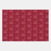 John 1:14 Weihnachtswrapping Paper Sheets Geschenkpapier Set (Vorderseite)