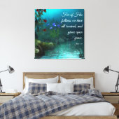 John 1:16 leinwanddruck (Insitu (Schlafzimmer))