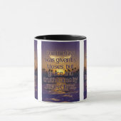 John 1:17 KJV Bible Verse Pic Two-Tone Tasse (Zentrum)