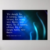 John 1:1-2 poster (Vorne)