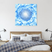 John 1:1-5 leinwanddruck (Insitu (Schlafzimmer))