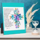 John 1:1-5 Plaque Fotoplatte (Seite)