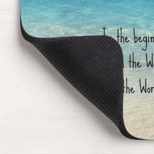 John 1:1 Am Anfang war das Wort.. Mousepad (Ecke)