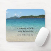 John 1:1 Am Anfang war das Wort.. Mousepad (Mit Mouse)