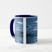 John 1:1 KJV Bible Verse Pic Two-Tone Tasse (Vorderseite Links)
