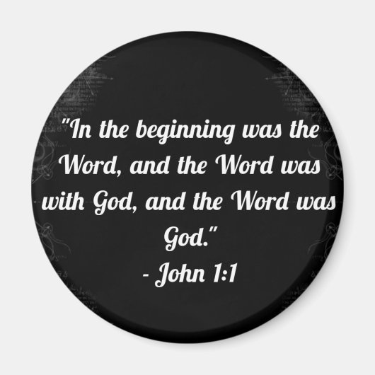 John 1:1 Magnet (Vorne)