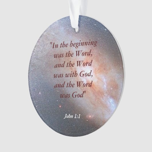 John 1:1 ornament (Vorderseite)
