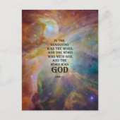 John 1:1 postkarte (Vorderseite)