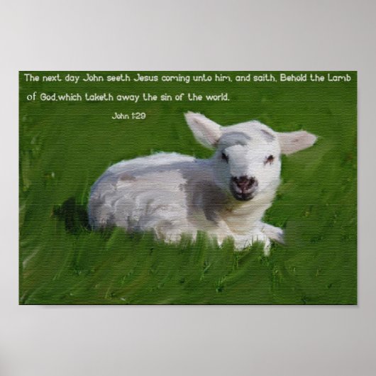John 1:29 poster (Vorne)