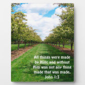 John 1:3 fotoplatte (Vorderseite)